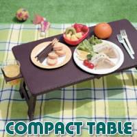 テーブル（机）『持ち運びに便利！ 折りたたみ コンパクト・テーブル』