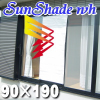 ���E������w���悯�X�N���[���I ���悯�T���V�F�[�h�i�T���V�F�C�h�j�z���C�g ��90�~190cm �����O�x