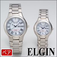 腕時計『ELGIN（エルジン）ソーラー・メンズ腕時計！ NEWチタンソーラー・ウォッチ（ホワイト）FK1341TI-W 紳士用』
