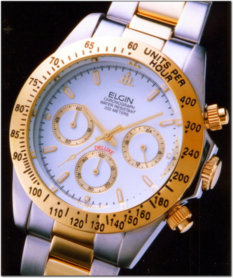 ELGIN(�G���W��)�N���m�O���t�E�_�C�o�[(�z���C�g)�E�H�b�` FK1059TG-W