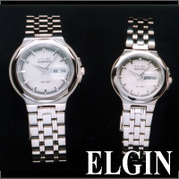 腕時計『ELGIN（エルジン）ソーラーウォッチ！ NEWソーラー（ホワイト）FK1304S-BR・FK1305S-BR』