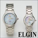 腕時計『ELGIN（エルジン）ソーラー・レディース腕時計！ NEWチタン貝パールソーラー・ウォッチ FK1252NTI 婦人用』